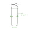 HOOKIPA L - 360° - BND877L - Bouteille et gobelet 2 en 1 (750 ml / 620 ml) Double paroi en acier inoxydable recyclé et ABS