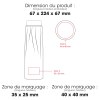 CALYPSO 880 - 360° - BND880 - Bouteille isotherme en acier inoxydable recyclé à double paroi, 500 ml/17 oz - Finition mat
