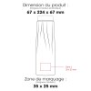 CALYPSO 880H - BND880H - Bouteille isotherme en acier inoxydable recyclé à double paroi, 500 ml/17 oz