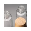 CALYPSO 882 - BND882 - Carafe en verre recyclable de 750 ml / 25 oz avec couvercle en bambou FSC®