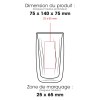 CALYPSO 887L - BND887L - Verre à double paroi recyclable de 330 ml / 11 oz