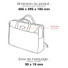 LANA - BND933 - sacoche pour ordinateur Waste2Gear 14 L