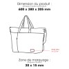 ZENITH - BND938 - sac de sport, de shopping et de week-end Waste2Gear 30 L