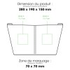 ALLDAY - BND986 RPET - Sac isotherme pour repas RPET 8 L