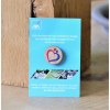 Badge Tourond taille S imprimé avec aimant avec carte personnalisée
