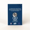 Badge Tourond aimant taille M imprimé avec carte