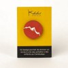 Badge Tourond aimant taille M imprimé avec carte