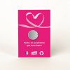 Badge Tourond aimant taille L gravé avec carte