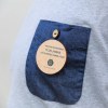 Badge Tourond aimant taille L imprimé avec carte