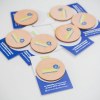 Badge Tourond aimant taille L imprimé avec carte