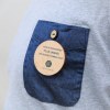 Badge Tourond broche taille L imprimé avec carte