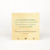 Carte en bois carrée