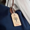 Etiquette de bagage Utopia imprimée sans carte