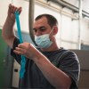 Médaille en bois imprimée avec carte