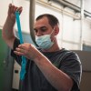 Médaille en bois gravée sans carte