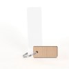 Porte-clés Sésame rectangle imprimé avec anneau direct et carte