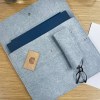 Pochette Ordinateur 17 pouces en feutrine, marquage transfert sérigraphique 1 couleur