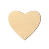 Sticker en bois Woodstick coeur