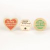 Sticker en bois Woodstick coeur