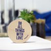 Sticker en bois Woodstick disque