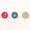 Sticker en bois Woodstick disque