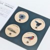 Sticker en bois Woodstick disque