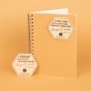 Sticker en bois Woodstick hexagone