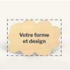 Sticker en bois sur mesure Woodstick