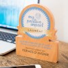 Trophée en bois bandeau imprimé