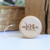 Yoyo en bois gravé