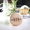 Yoyo en bois gravé
