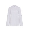 VL THOTH. Veste de cuisine pour femme (190 g/m²) en coton (35 %) et polyester recyclé (65 %)