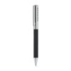 SLAUGHTER. Stylo à bille documentaire en acier inoxydable avec une finition brillante et une encre noire