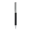 SLAUGHTER. Stylo à bille documentaire en acier inoxydable avec une finition brillante et une encre noire