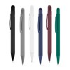 CLINT TOUCH. Stylo à bille au design moderne, fabriqué à partir d'aluminium recyclé (100% rAL), avec une finition en caoutchouc