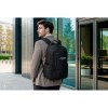 BOSTON SOLID. Sac à dos pour ordinateur portable (17") en nylon 150D avec 2 compartiments rembourrés