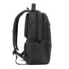 BOSTON SOLID. Sac à dos pour ordinateur portable (17") en nylon 150D avec 2 compartiments rembourrés