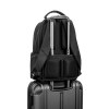 BOSTON SOLID. Sac à dos pour ordinateur portable (17") en nylon 150D avec 2 compartiments rembourrés