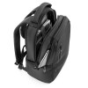 BOSTON SOLID. Sac à dos pour ordinateur portable (17") en nylon 150D avec 2 compartiments rembourrés