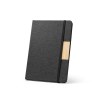MÁRQUEZ. Cahier A5 à couverture rigide fabriquée à partir de tissu PET 100% recyclé, avec des pages lignées en papier recyclé