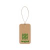 LABEL RECTANGULAR. Étiquette rectangulaire fabriquée à partir de papier 100% recyclé (700 g/m²)