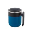 MALDINI. Mug de voyage avec paroi intérieure en acier inoxydable et finition mate, 400 mL