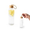 CROSBY. Bouteille en verre avec bouchon en bambou, 520 ml