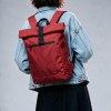 Sac à dos Rome 12L en rPET. Fermeture enroulable avec velcro