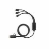 Turing Câble 5-en-1 en rPVC. 1,2 m. 10 W