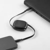 Yalow Câble Charge rapide USB-C vers USB-C rétractable. 60 W