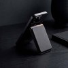 Porte-cartes et support pour téléphone 2-en-1 Hilbert. Cuir vegan