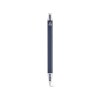 Stylo Shakespeare en aluminium. Bleu, encre Dokumental® 0,5 km