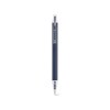 Stylo Shakespeare en aluminium. Bleu, encre Dokumental® 0,5 km