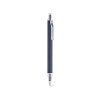Stylo Shakespeare en aluminium. Bleu, encre Dokumental® 0,5 km